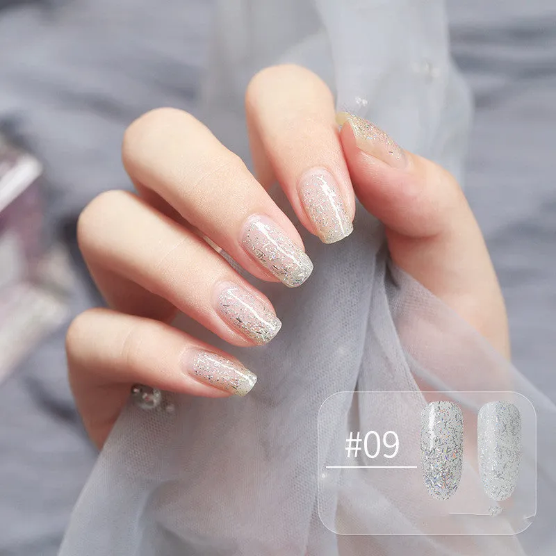 Water-based peel-off nail polish that can be peeled and dried without baking