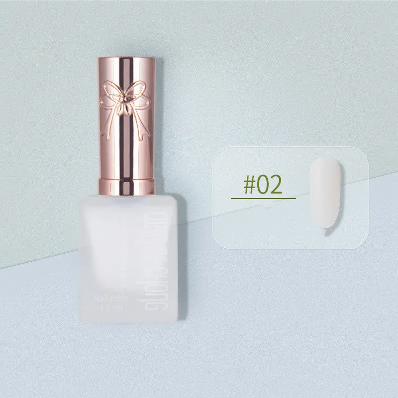 Water-based peel-off nail polish that can be peeled and dried without baking