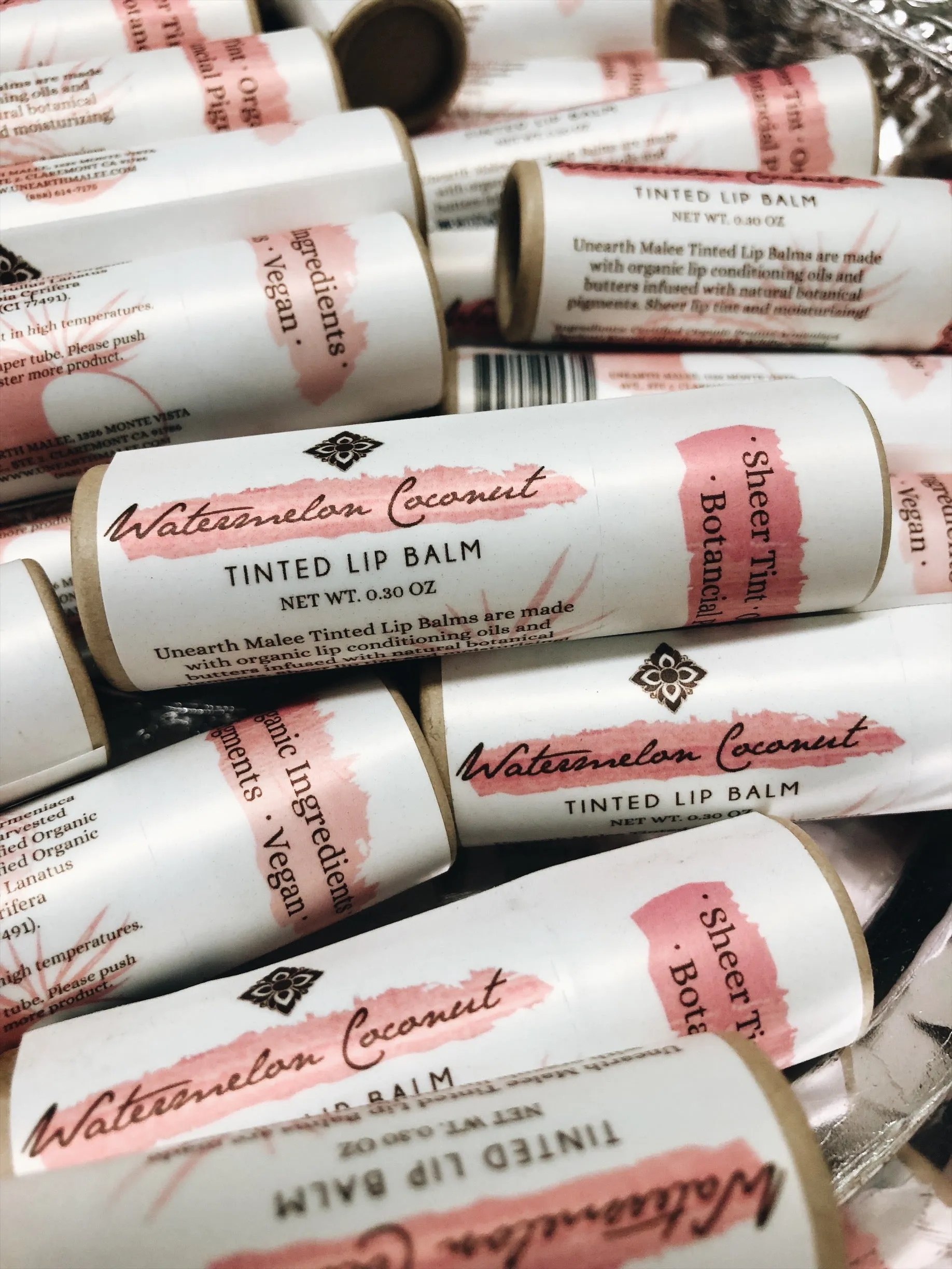 Watermelon Coconut Tinted Lip Balm