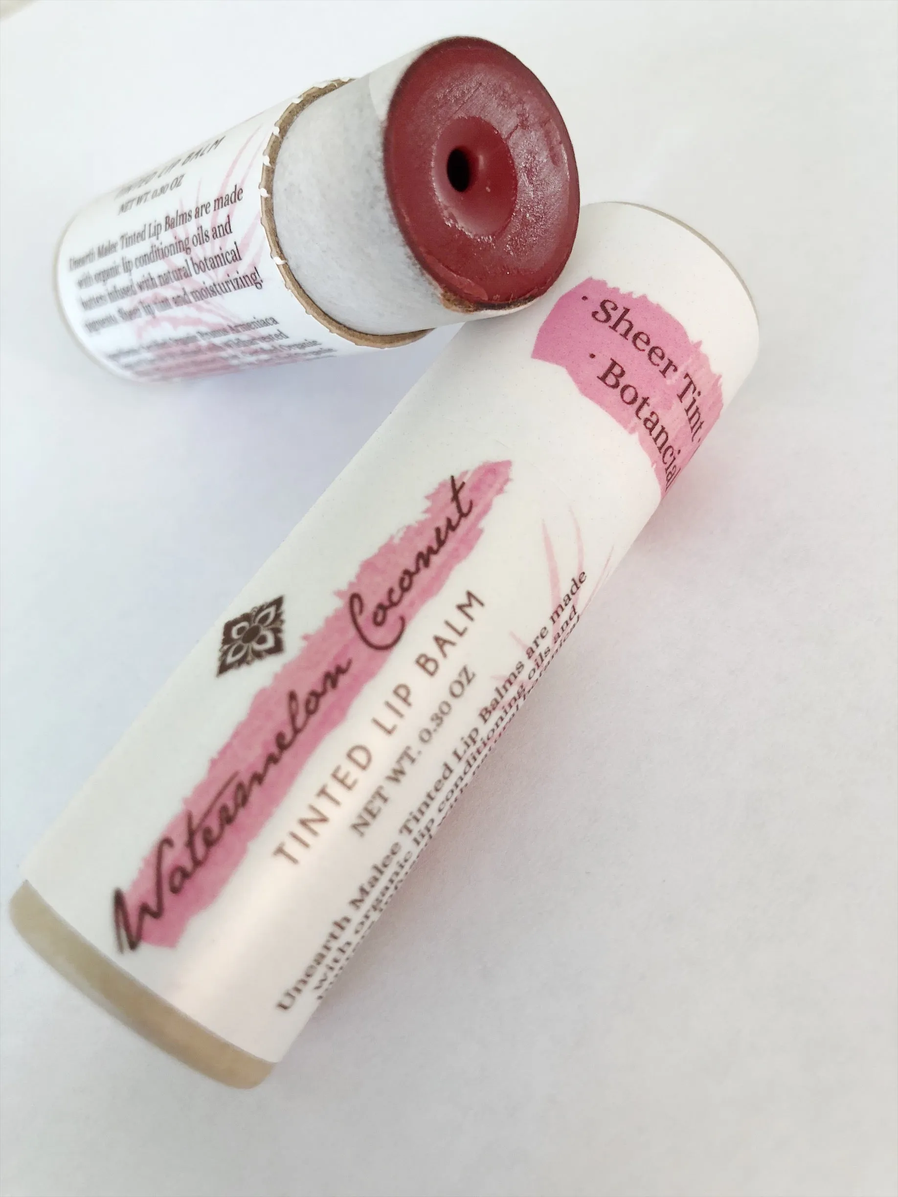 Watermelon Coconut Tinted Lip Balm