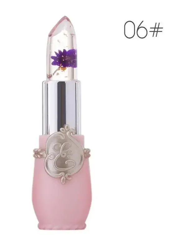 Waterproof Flower Lipstick: Long-lasting Color-changing Jelly Lip Balm