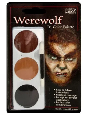 Werewolf Mehron Tri-Colour Palette