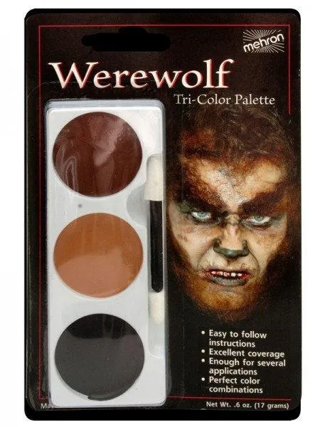 Werewolf Mehron Tri-Colour Palette