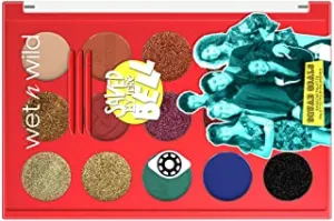 Wet n Wild Saved By The Bell Squad Goals Shadow Palette, Blendable Makeup Pigments, Shimmer, Matte, Sparkle Finishes,1114539