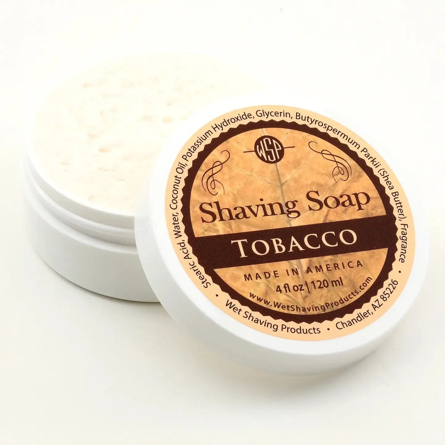 Wet Shaving Products Rustic Shaving Soap - Tobacco