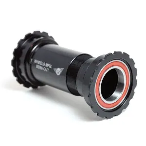 Wheels Mfg BB86 Threaded Angular Contact Bottom Bracket for Shimano