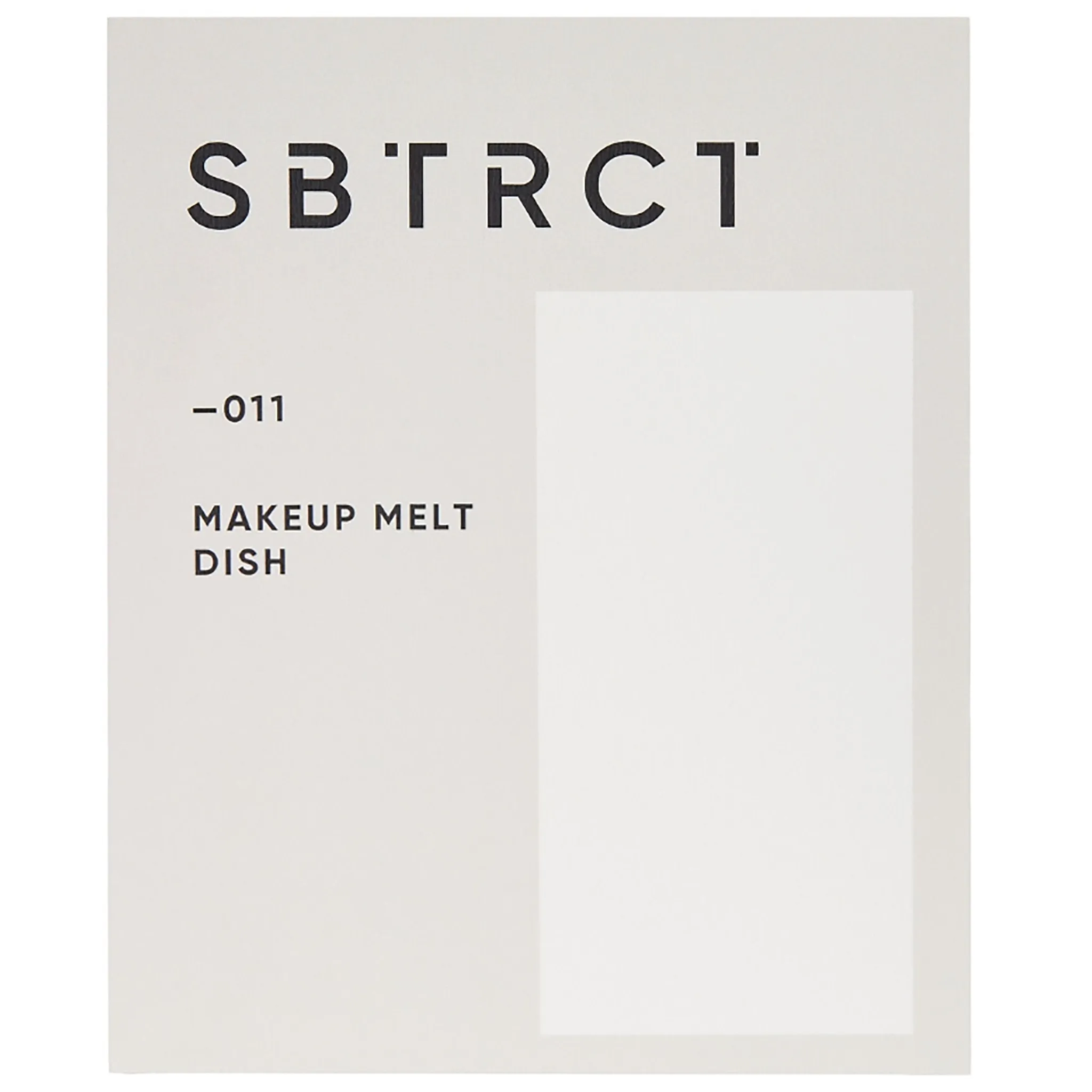 *White Diatomite Dish for Makeup Melt