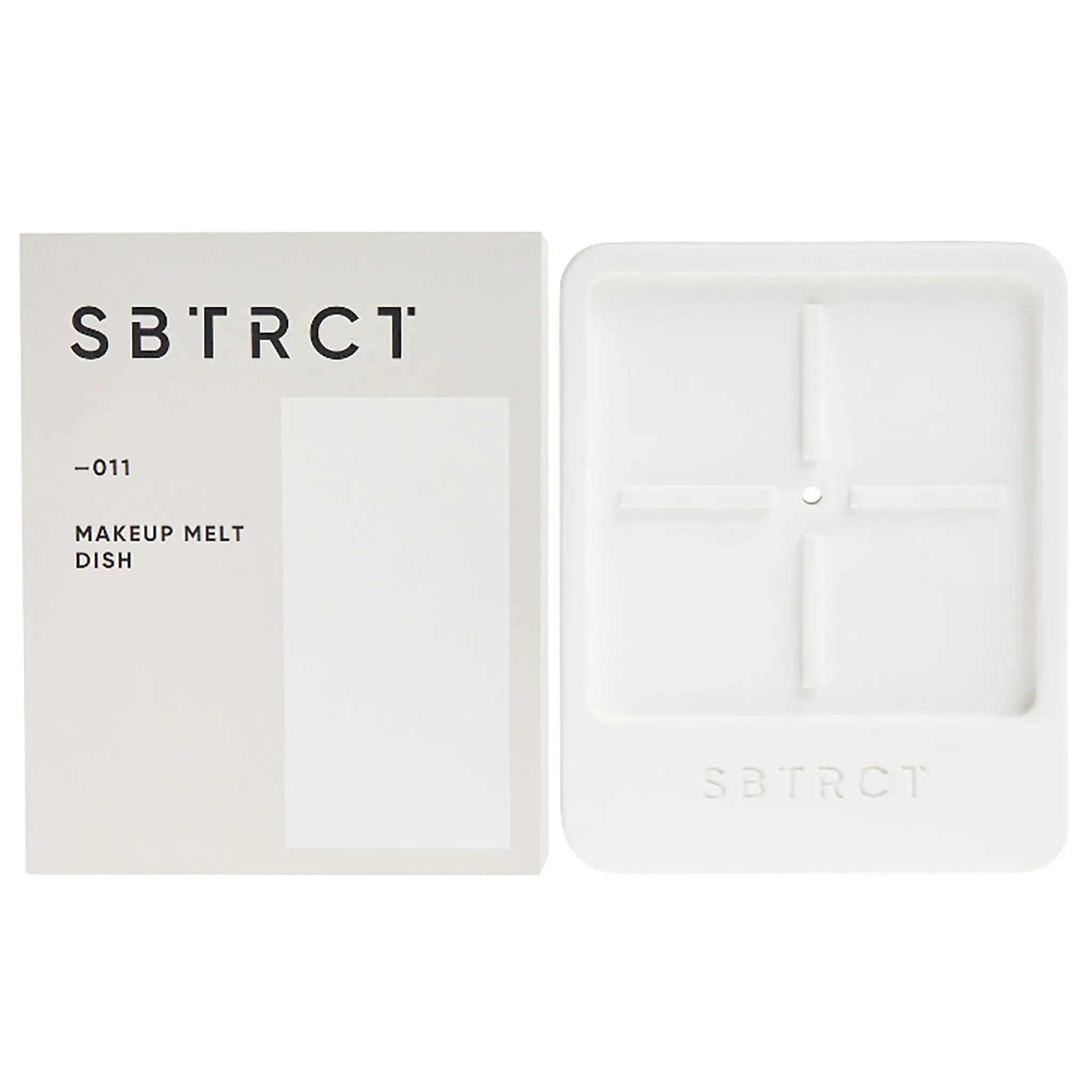 *White Diatomite Dish for Makeup Melt