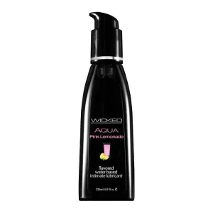 Wicked Aqua Water-Based Intimate Lubricant - Pink Lemonade (120 mL)