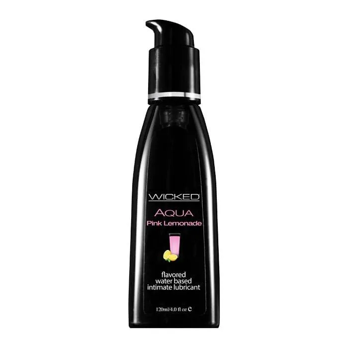 Wicked Aqua Water-Based Intimate Lubricant - Pink Lemonade (120 mL)