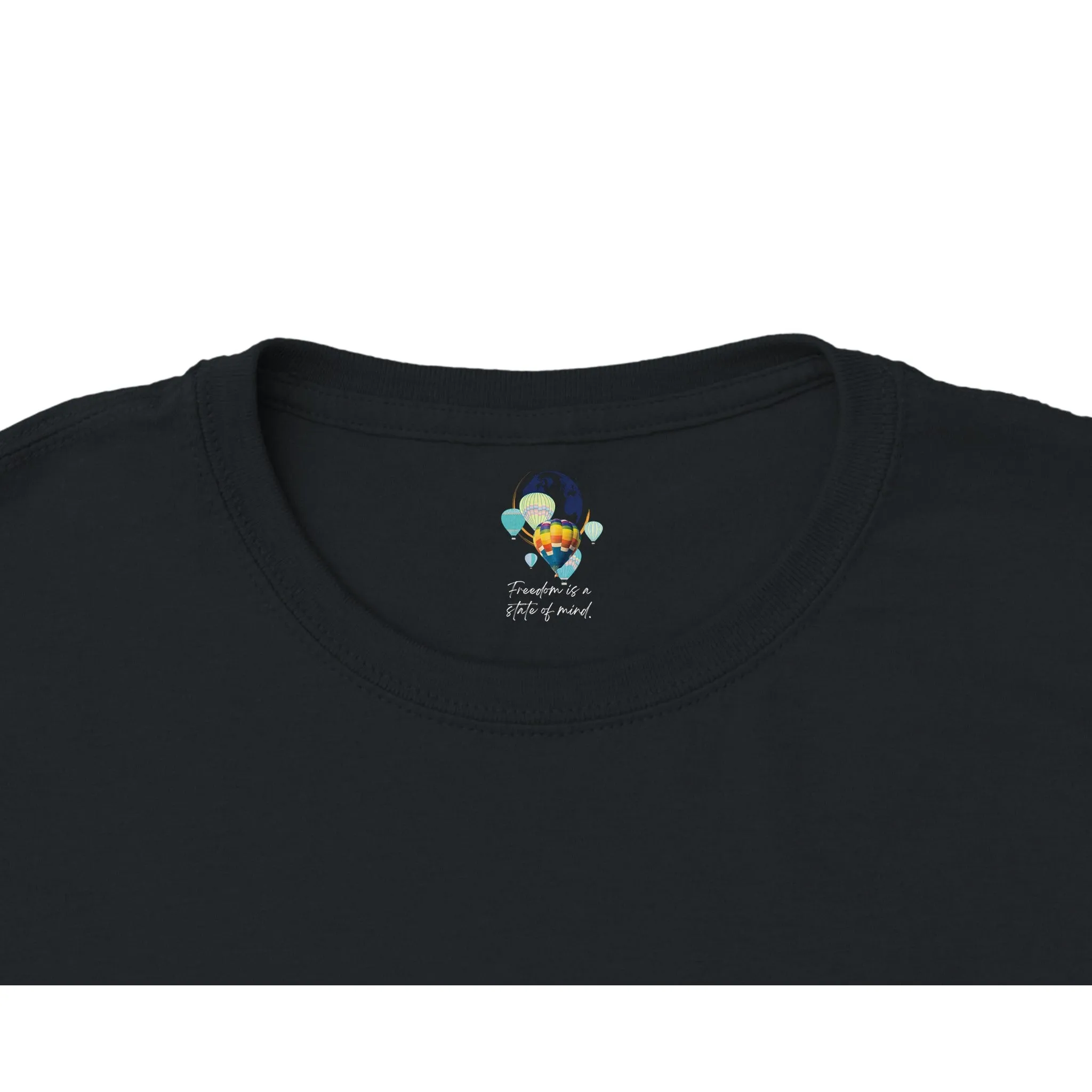 Women Crewneck T-shirt | Passion, Enthusiasm, Joy | Customizable with QR Code