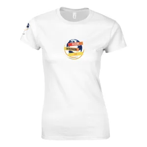 Women Crewneck T-shirt | Passion, Enthusiasm, Joy | Customizable with QR Code