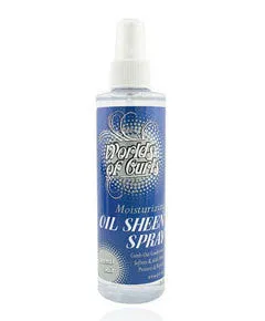 Worlds Of Curls Curl Moisturizing Oil Sheen Spray  8oz