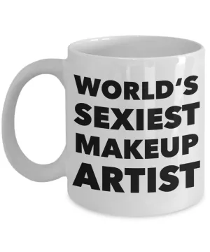 World's Sexiest Makeup Artist Mug Gifts Ceramic Coffee Cup