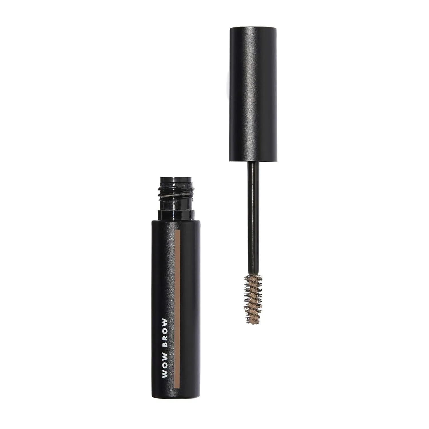 Wow Brow Gel, Volumizing, Buildable, Wax-Gel Hybrid, Creates Full, Voluminous-Looking Brows, Locks Brow Hairs in Place, Neutral Brown, Fiber-Infused, 0.12 Oz