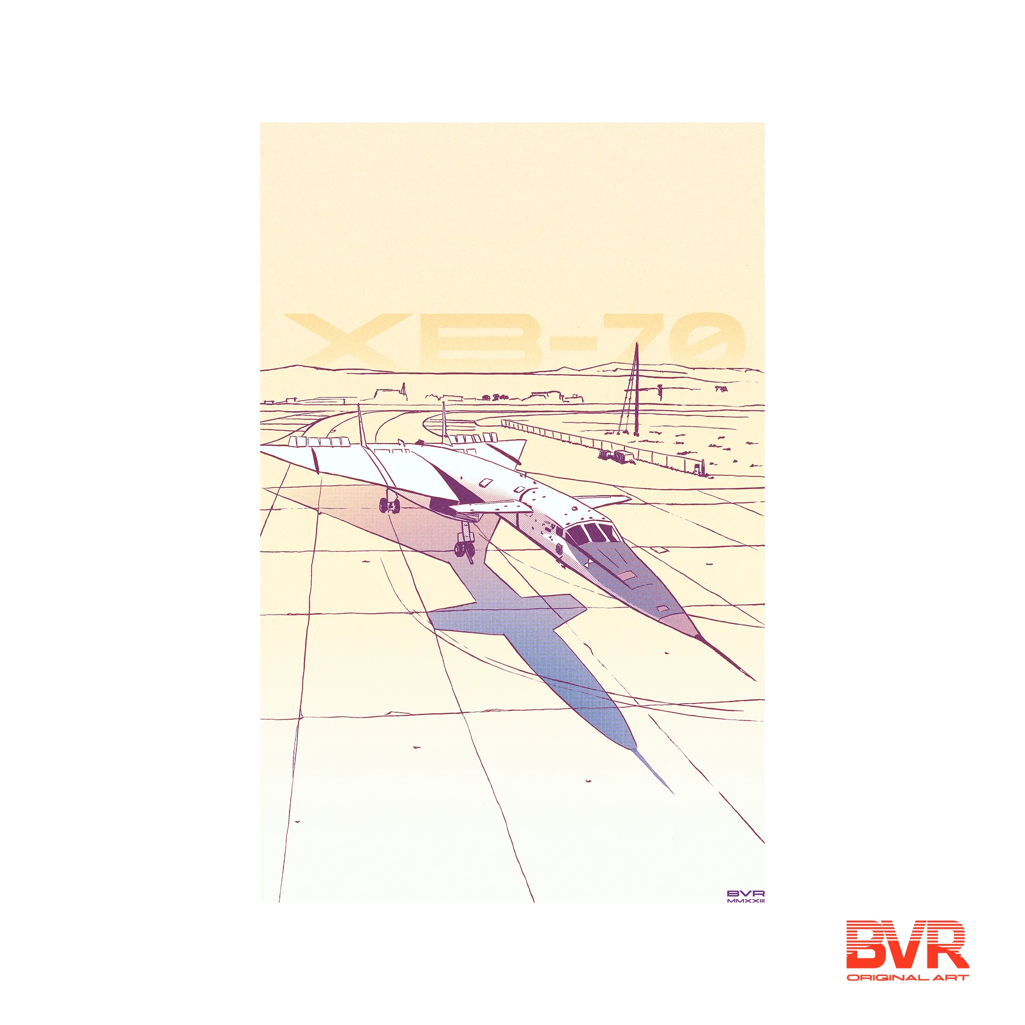 XB-70 Valkyrie Hues Originals   Print