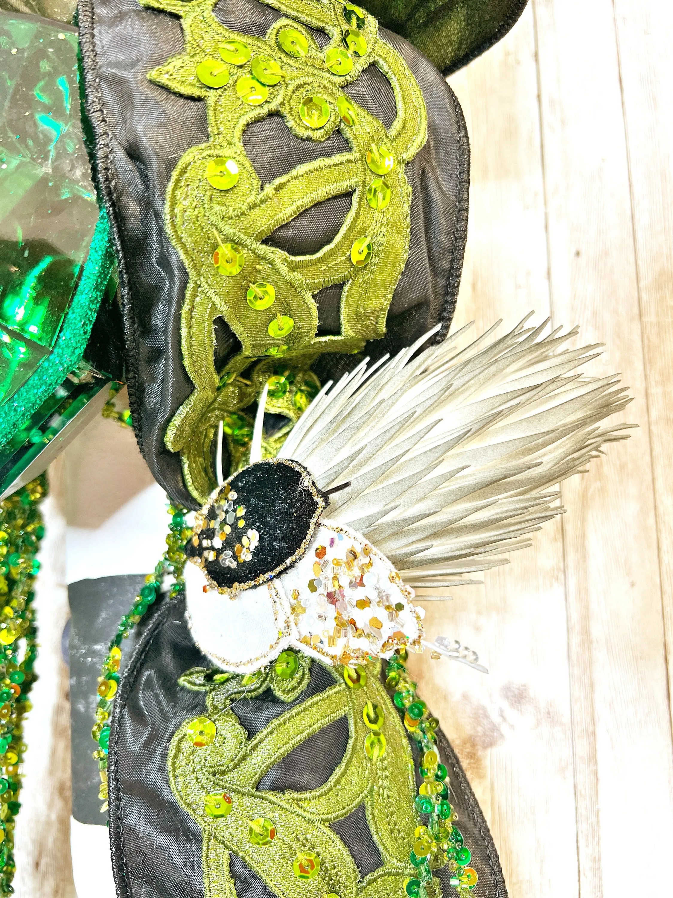 XL Halloween Witch Boot Door Hanger, Elegant Halloween Door Hanger, Witch Door Hanger, Glam Halloween Party Decoration, Halloween home decor