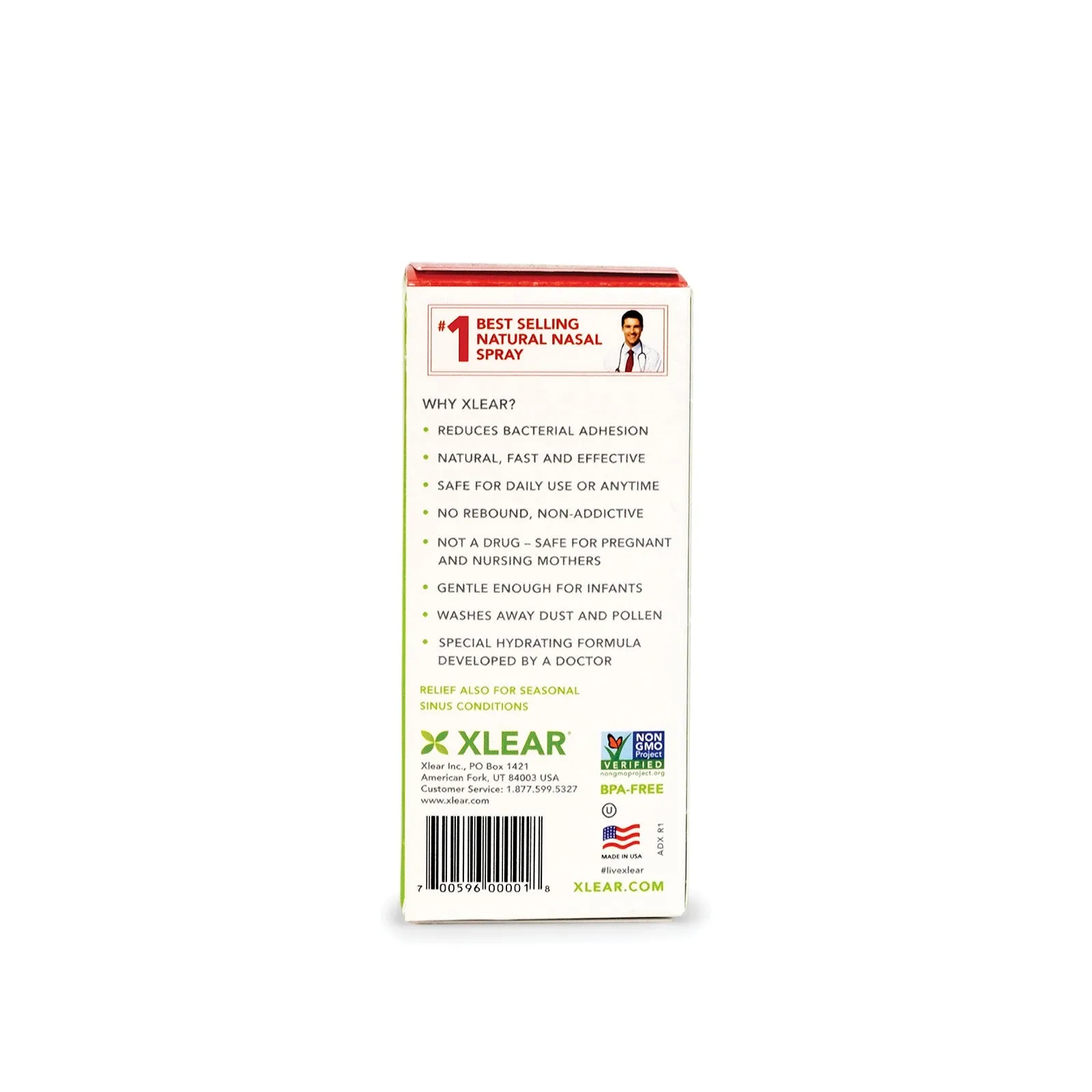 Xlear Sinus Nasal Spray 22ml (0.75 Fl Oz)