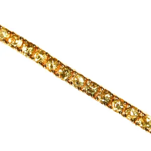 Yellow Diamond Diamonique CZ Tennis Bracelet