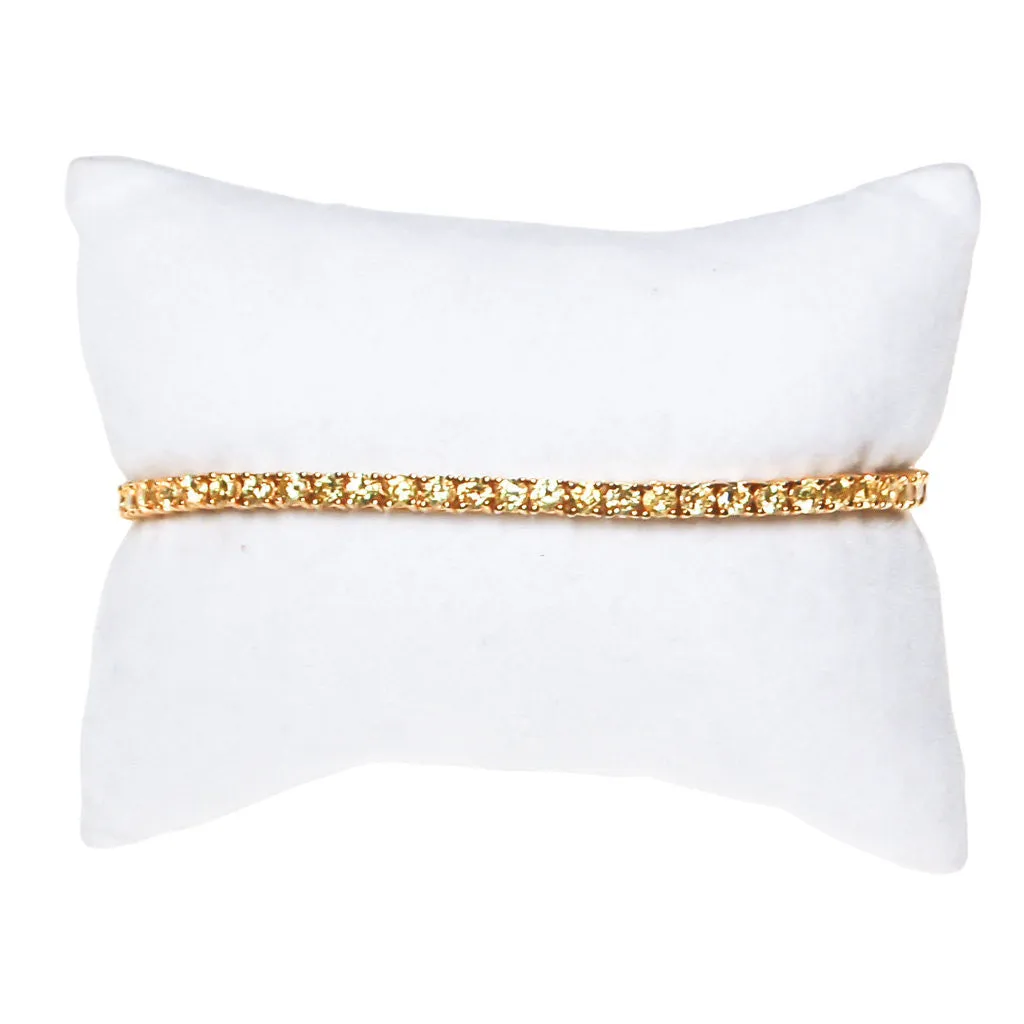 Yellow Diamond Diamonique CZ Tennis Bracelet