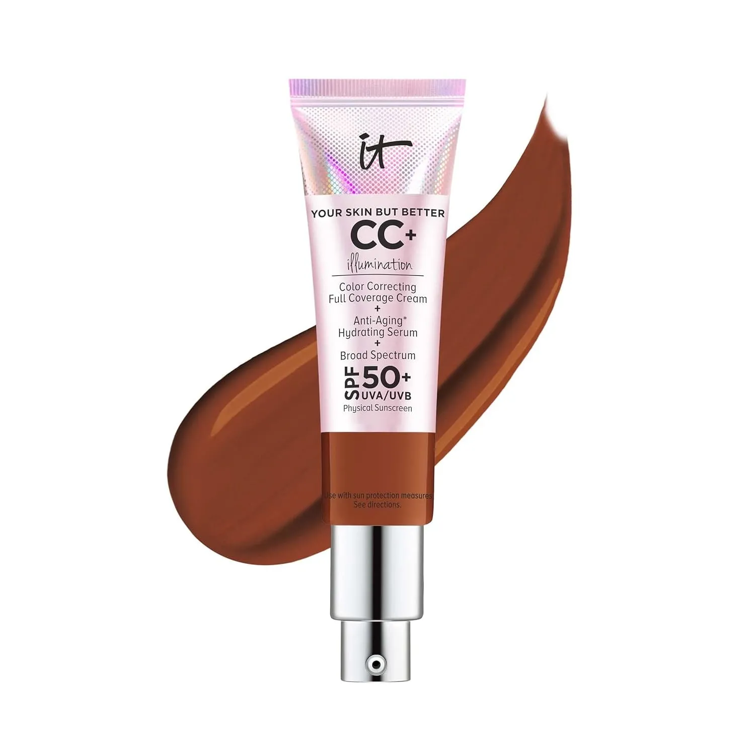 Your Skin but Better CC  Cream Illumination - Color Correcting Cream, Full-Coverage Foundation, Hydrating Serum & SPF 50  Sunscreen Radiant Finish 1.08 Fl Oz