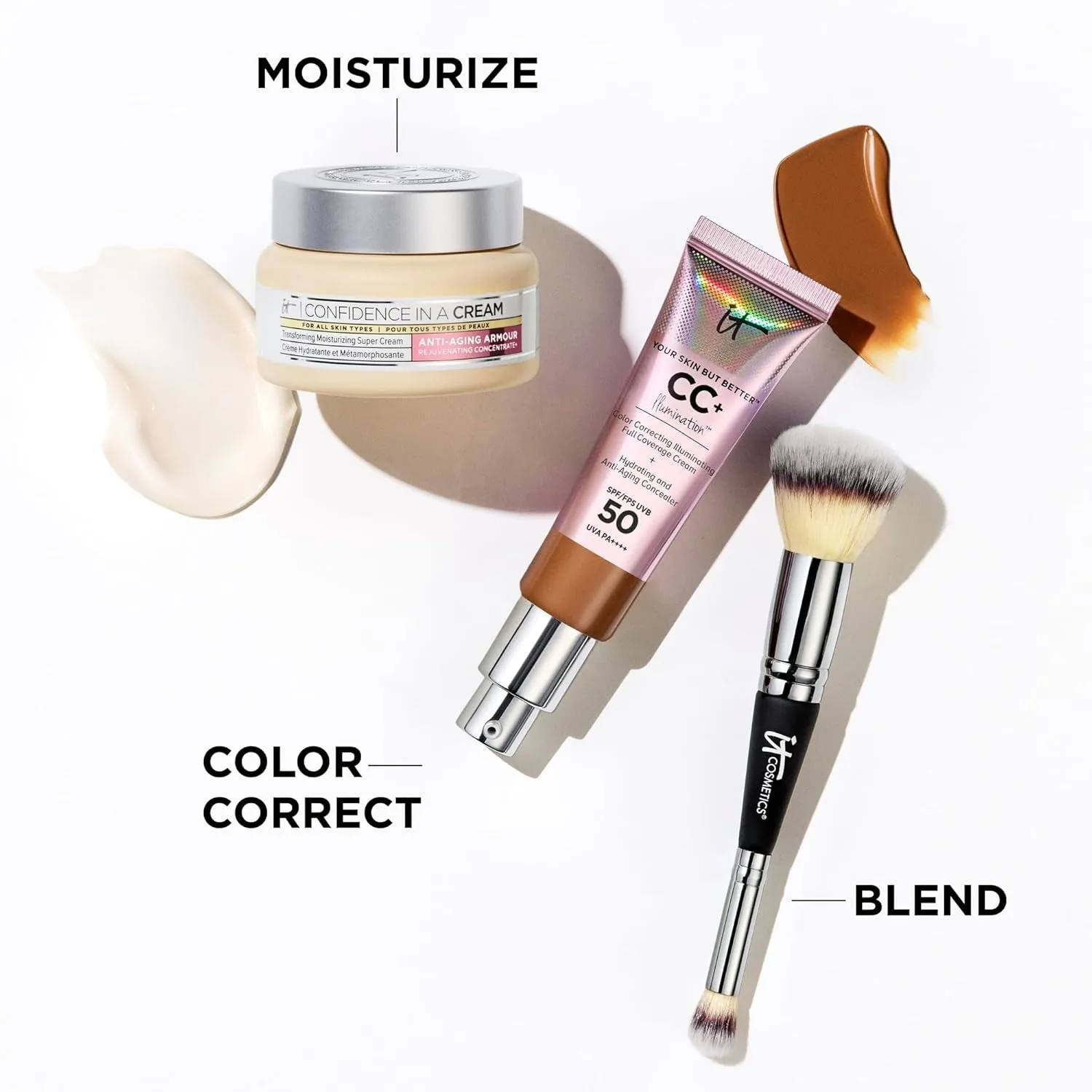 Your Skin but Better CC  Cream Illumination - Color Correcting Cream, Full-Coverage Foundation, Hydrating Serum & SPF 50  Sunscreen Radiant Finish 1.08 Fl Oz