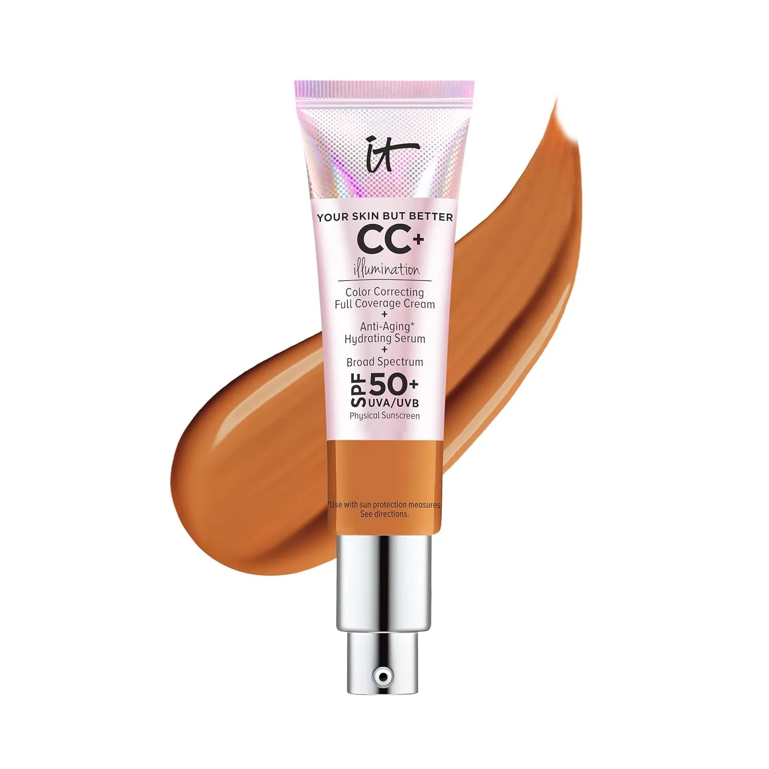 Your Skin but Better CC  Cream Illumination - Color Correcting Cream, Full-Coverage Foundation, Hydrating Serum & SPF 50  Sunscreen Radiant Finish 1.08 Fl Oz
