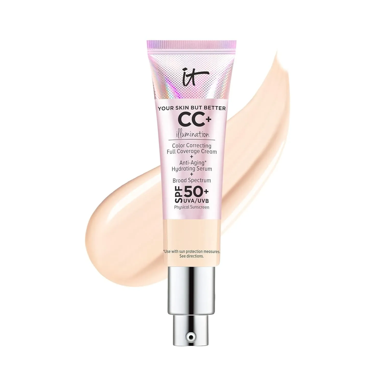 Your Skin but Better CC  Cream Illumination - Color Correcting Cream, Full-Coverage Foundation, Hydrating Serum & SPF 50  Sunscreen Radiant Finish 1.08 Fl Oz