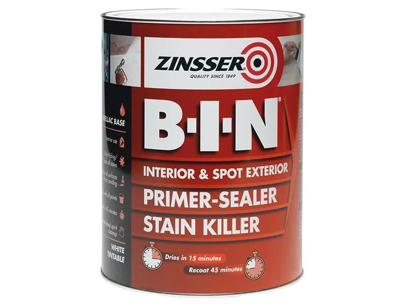 Zinsser B.I.N Primer & Sealer Stain Killer Paint 500Ml