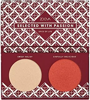 ZOEVA Spice Of Life Highlight Face Palette - Powder Face Highlighter Makeup, Flattering for All Skin Tones, Highly-Pigmented Shimmer, Fragrance-Free, Paraben-Free