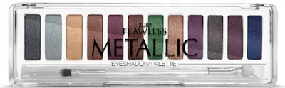 Zuri Flawless Metallic Eye Shadow Palette 12-Shades