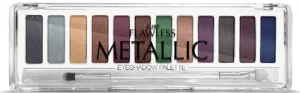 Zuri Flawless Metallic Eye Shadow Palette 12-Shades